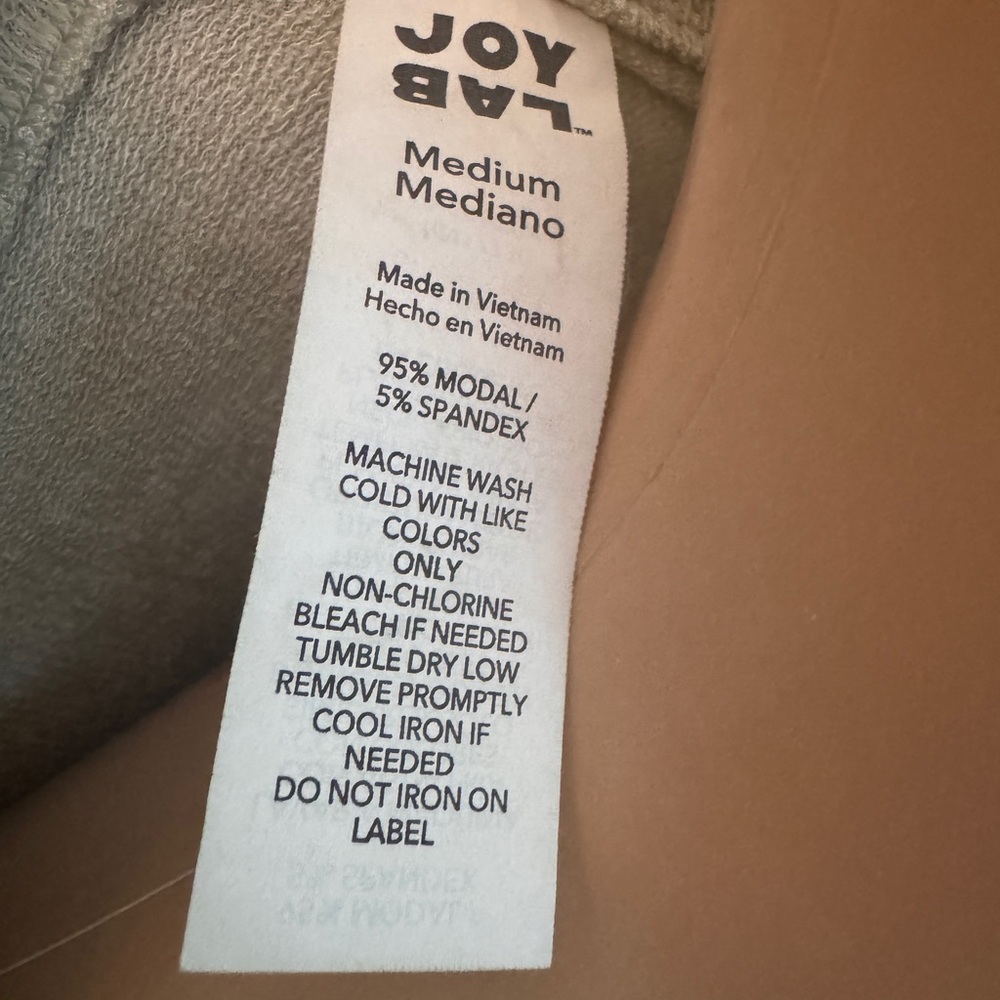 Joy lab Pale green Sleeve Sweatshirt medium - Picture 4 of 7
